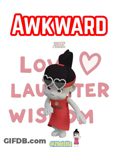 Cartoon Girl Wearing Bestcita Headband GIF