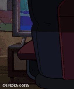 Cartoon Girl Wearing Headphones Playing Video Game GIF