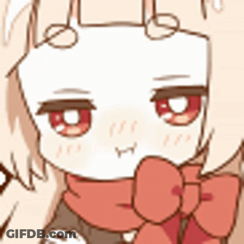 Cartoon Girl Wearing Scarf And Glasses GIF