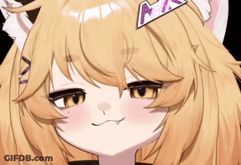 Cartoon Girl With Angel Sticker GIF