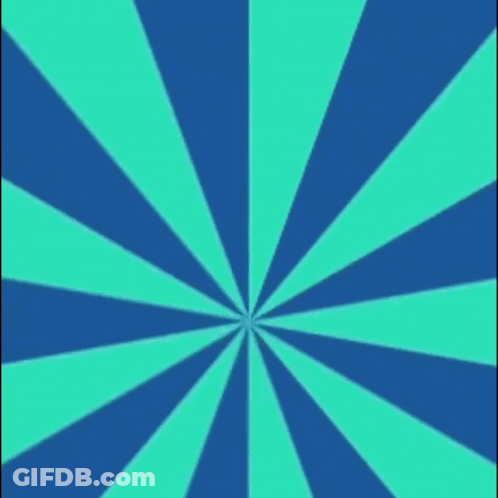 Cartoon Girl With Blue Background GIF