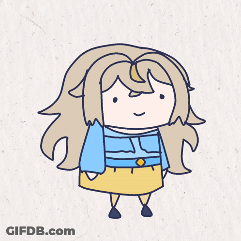 Cartoon Girl With Braces Giving Thumbs Up GIF