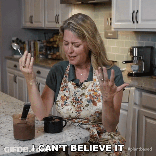 Cartoon Girl With Flower Making Funny Face GIF
