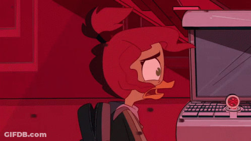 Cartoon Girl With Glasses Saying Good Night GIF
