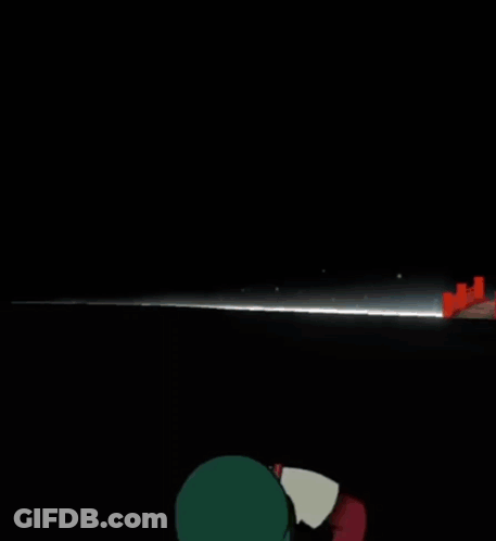 Cartoon Girl With Glowing Circle Around Waist GIF