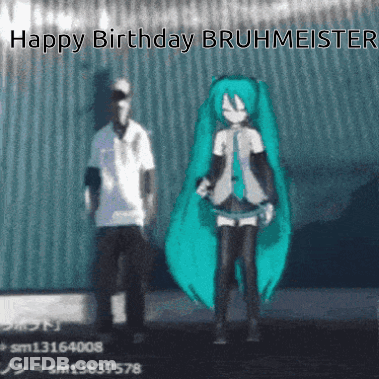 Cartoon Girl With Green Hair And Headphones GIF