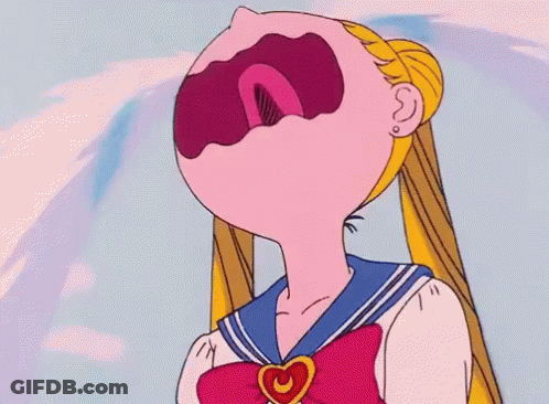 Cartoon Girl With Heart Shaped Necklace GIF
