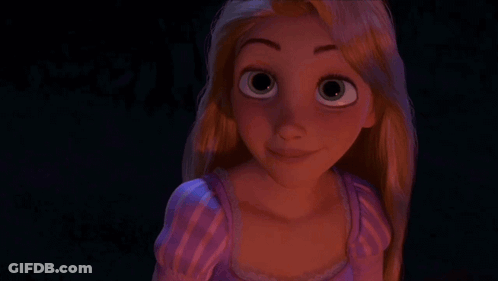 Cartoon Girl With Long Hair GIF
