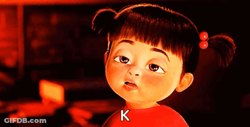 Cartoon Girl With Pigtails And K GIF