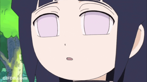 Cartoon Girl With Purple Eyes GIF