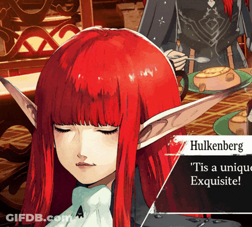 Cartoon Girl With Red Hair And Caption Hulkenberg GIF