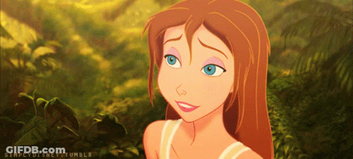 Cartoon Girl With SimplyDisney Tumblr GIF