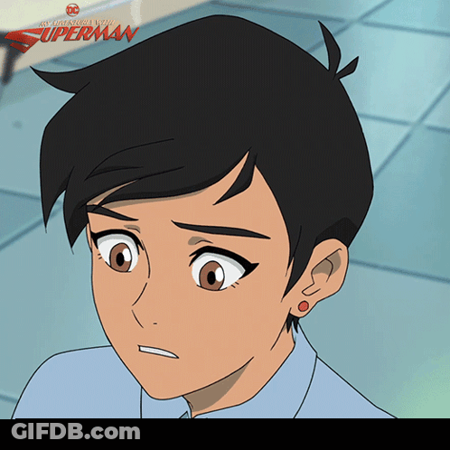 Cartoon Girl With What Do You Say GIF