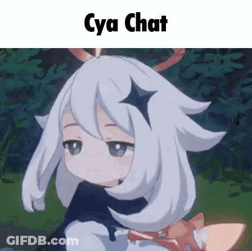 Cartoon Girl With White Hair And Star Sitting On Rock GIF