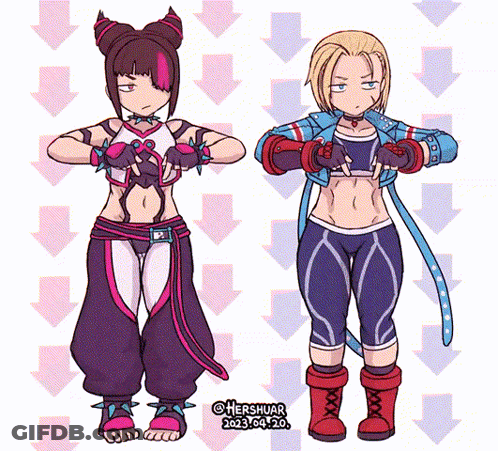 Cartoon Girl With Year 2021 GIF