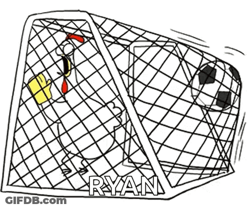 Cartoon Goal With Goal Ryan GIF