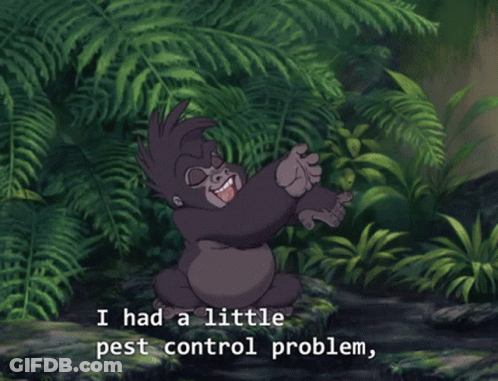 Cartoon Gorilla Saying It's All Taken Care Of GIF