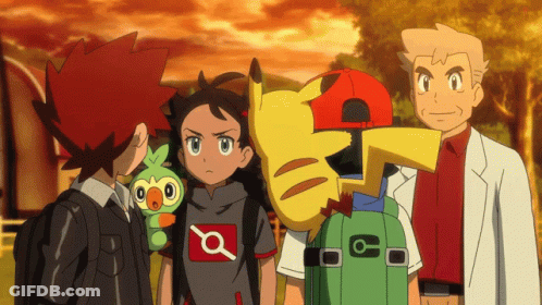Cartoon Group With Letter A Shirt GIF
