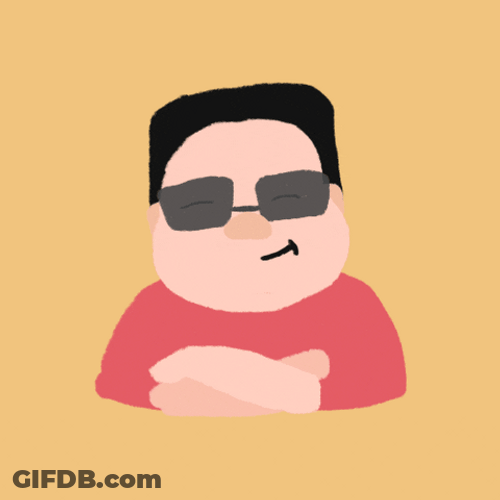 Cartoon Guy Im Cool In Shades GIF