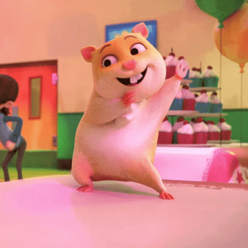 Cartoon Hamster Dance GIF