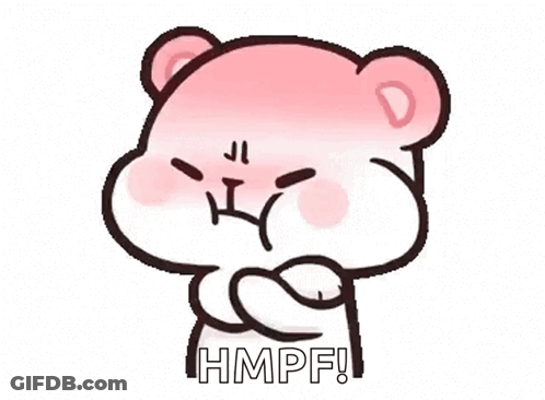 Cartoon Hamster Making Funny Face GIF