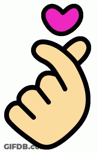 Cartoon Hand Making Heart GIF