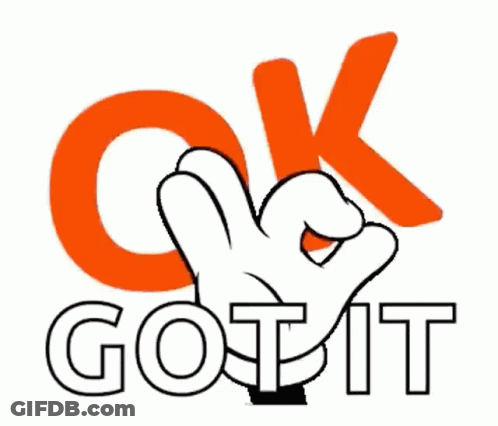 Cartoon Hand OK Sign OK Go It GIF