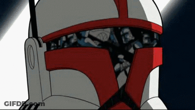 Cartoon Helmet With Red And White Stripe GIF