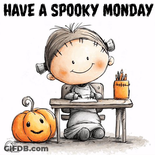 Cartoon Holding Microphone When The Spooky Month Hits GIF