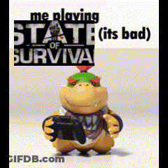 Cartoon Holding Remote In Front Of Me Playing State Of Survival GIF