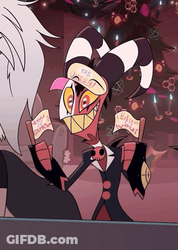 Cartoon Holding Sign Yas Daemt GIF