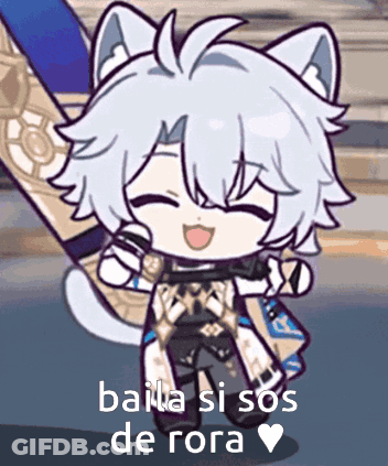 Cartoon Holding Sword Smiling Baila Si Sos De Rora GIF