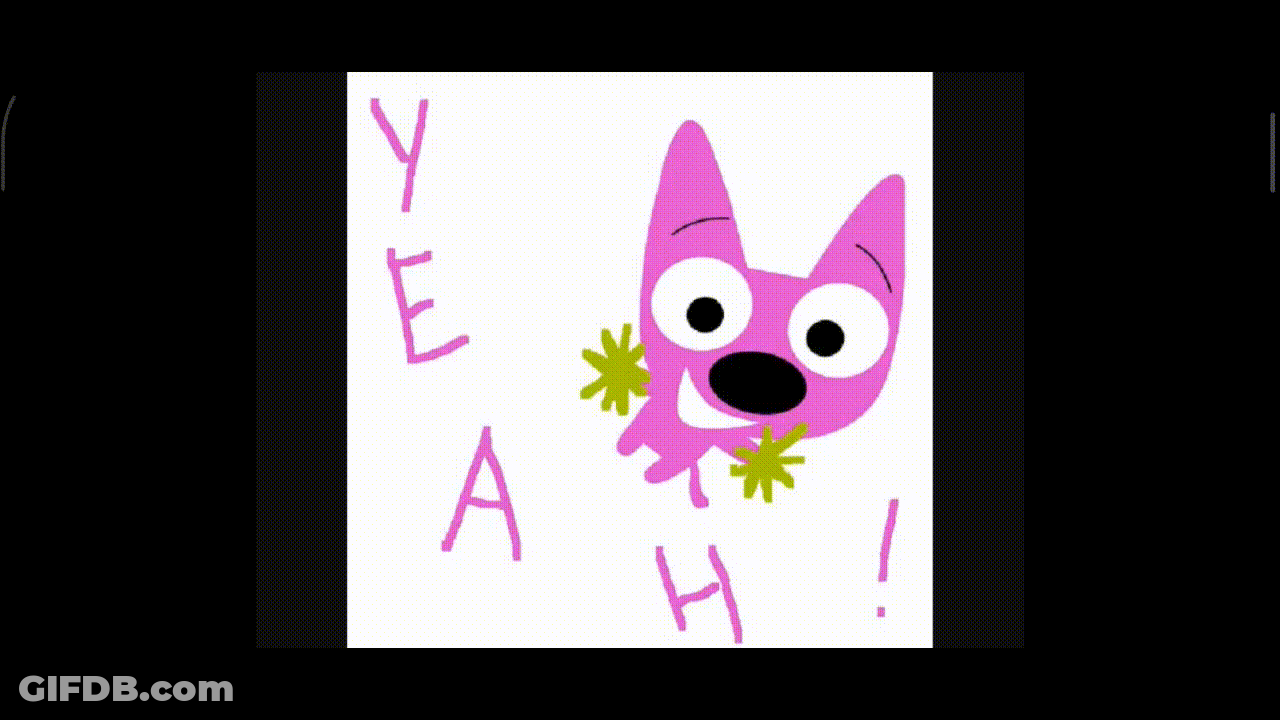 Cartoon Hoops Character Cheerleader Pom Poms Yeah GIF