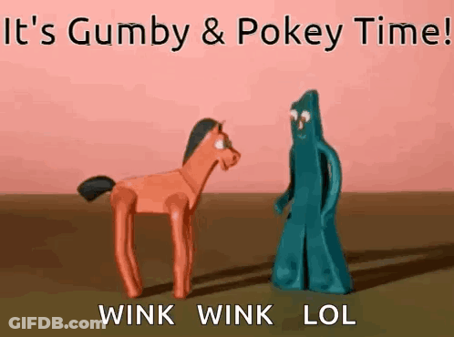 Cartoon Horse And Pokey Time Figure GIF