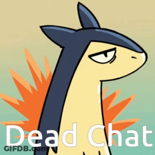 Cartoon Horse Saying Dead Chat GIF