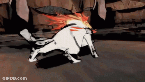 Cartoon Horse With Red Hair GIF