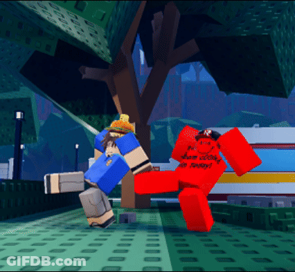 Cartoon In Red Shirt Saying I'm Sorry GIF