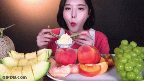 Cartoon In Sunglasses In Front Of Watermelon Saying RT GIF