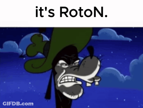 Cartoon It's Roton GIF
