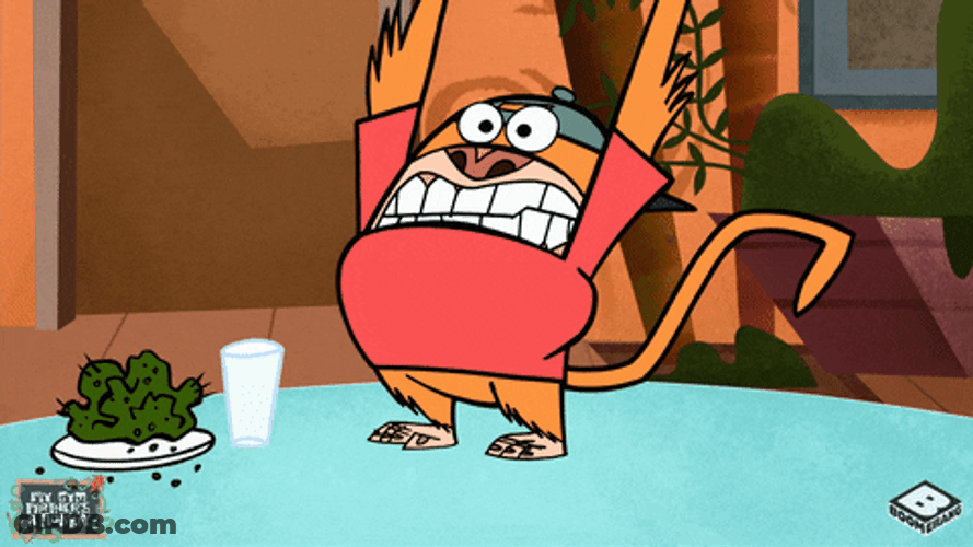 Cartoon Jake Spidermonkey Heavy Breathing GIF