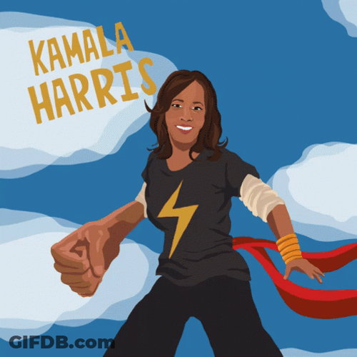 Cartoon Kamala Harris GIF