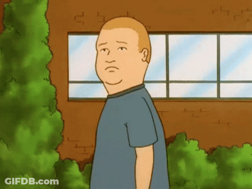 Cartoon King Of The Hill Character Sad GIF