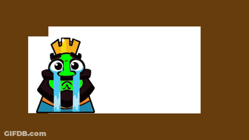 Cartoon King With Crown Crying GIF
