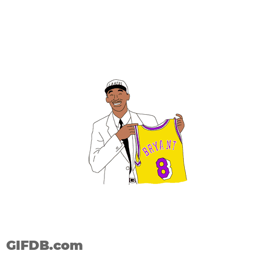 Cartoon Kobe Mamba Day GIF