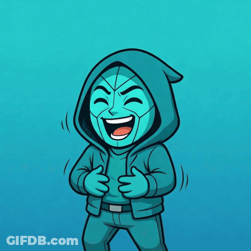 Cartoon Laughing Character Ha Ha Ha GIF