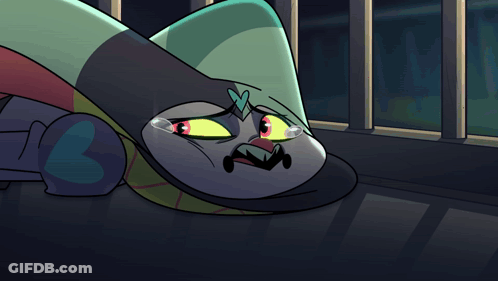 Cartoon Laying Down Saying Y-Y-Yes GIF