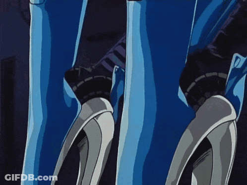 Cartoon Legs With High Heels GIF