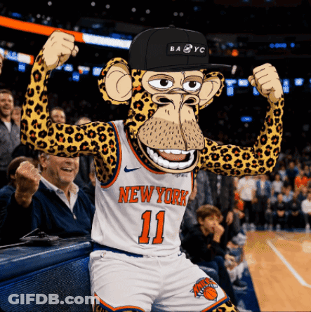 Cartoon Leopard In New York Jersey GIF