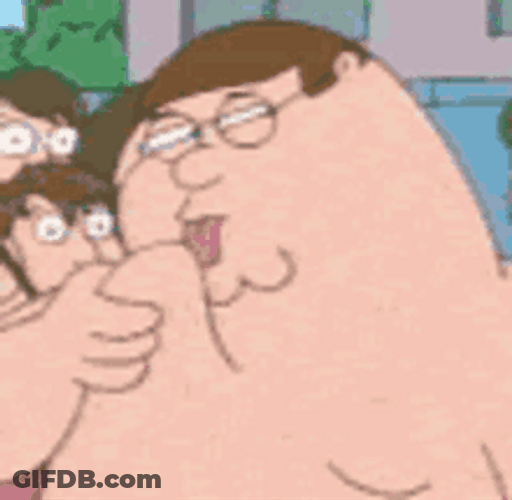 Cartoon Lick Own Man Boobs Funny GIF