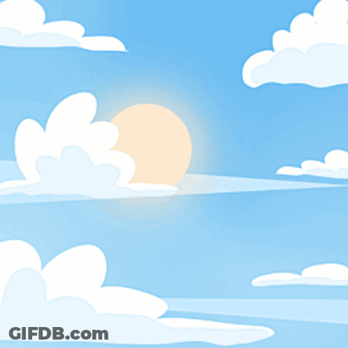 Cartoon Lion With Scarf GIF
